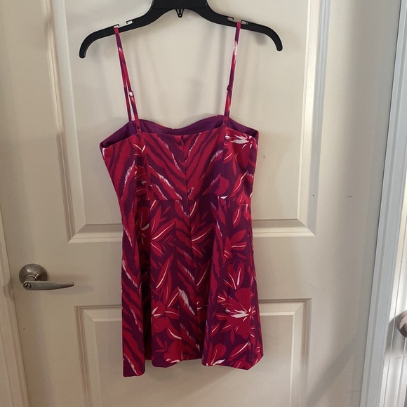 NWT French Connection Tropical Print Fit & Flare Mini Dress - Picture 5 of 5